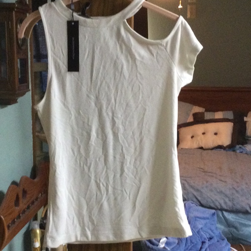 BCBGMaxAzria Tank cold shoulder top New never worn with tags